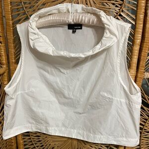 Sun Kim structural White Sleeveless Top